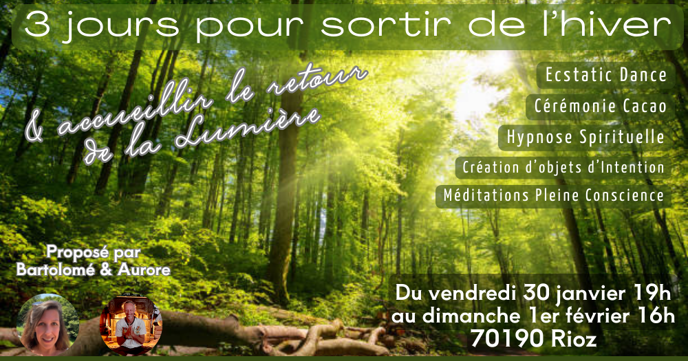 3 jours pour sortir de l’hiver