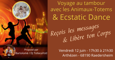 Voyage au tambour avec les Animaux-Totems & Ecstatic Dance