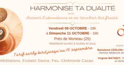 Harmonise ta dualité pour réactiver l’abondance & en récolter les fruits